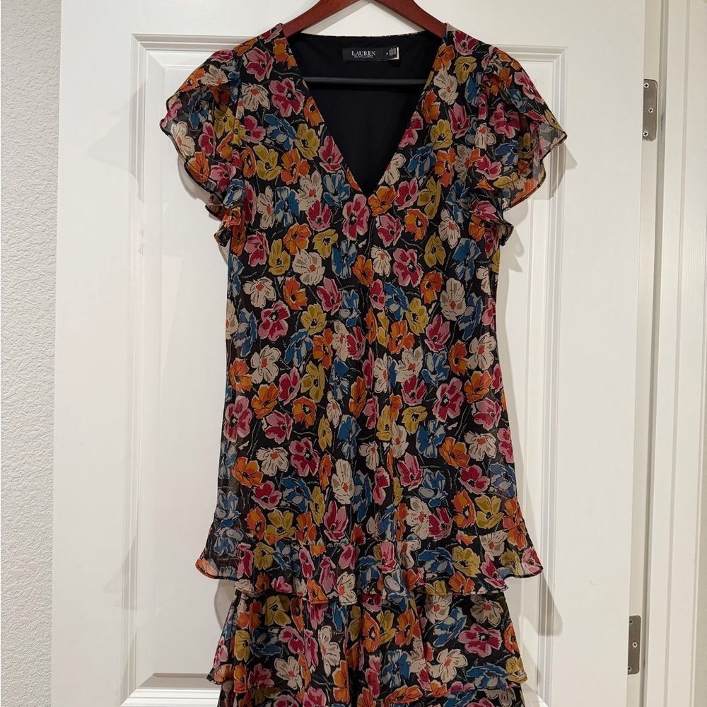 Ralph Lauren Multicolor Floral Mini Dress